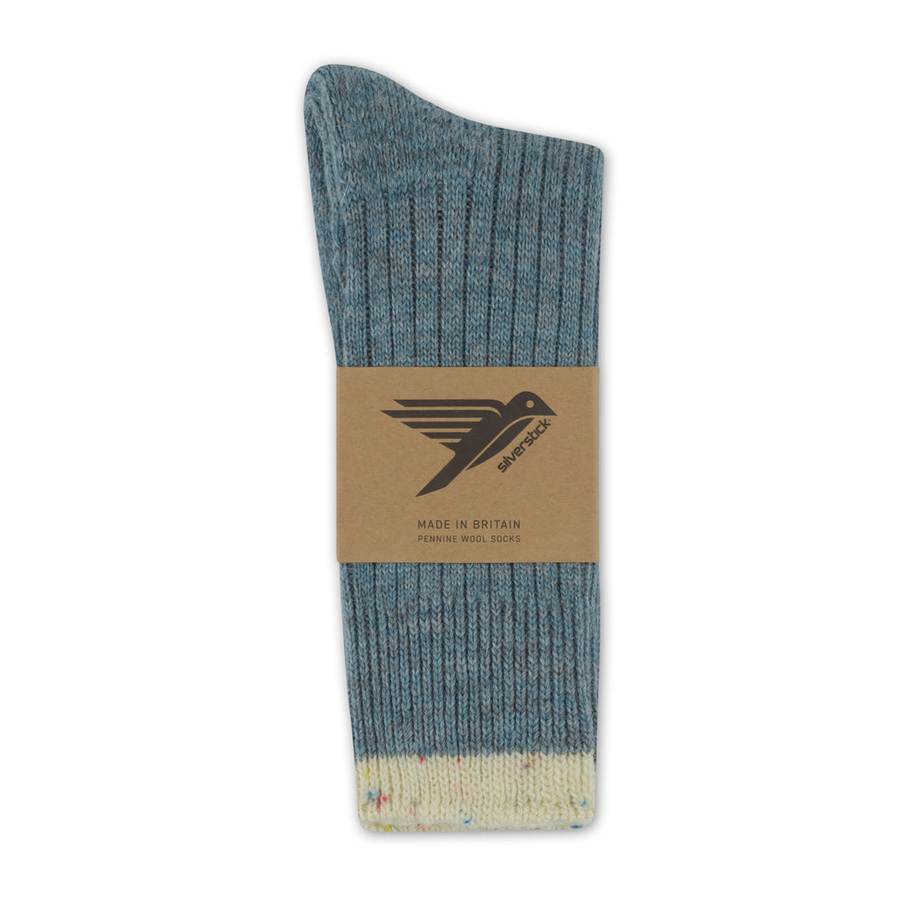 Silverstick British Wool Pennine Sock Summer Storm