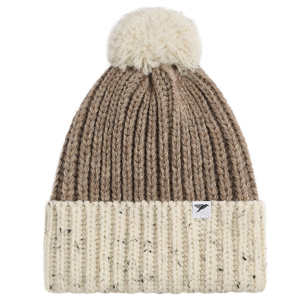snowdon merino wool bobble hat