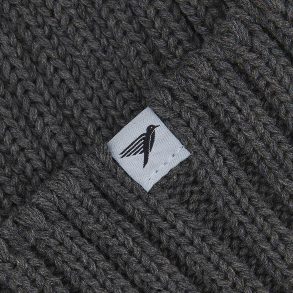 Silverstick Summit Heavyweight Organic Cotton Beanie Grey Label
