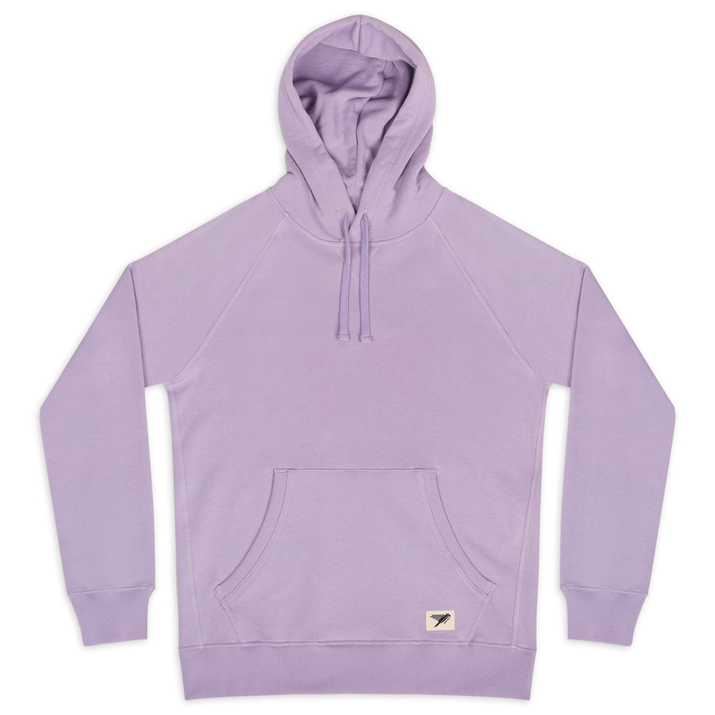 Silverstick Weber Mens Organic Cotton Hoodie Wisteria Front