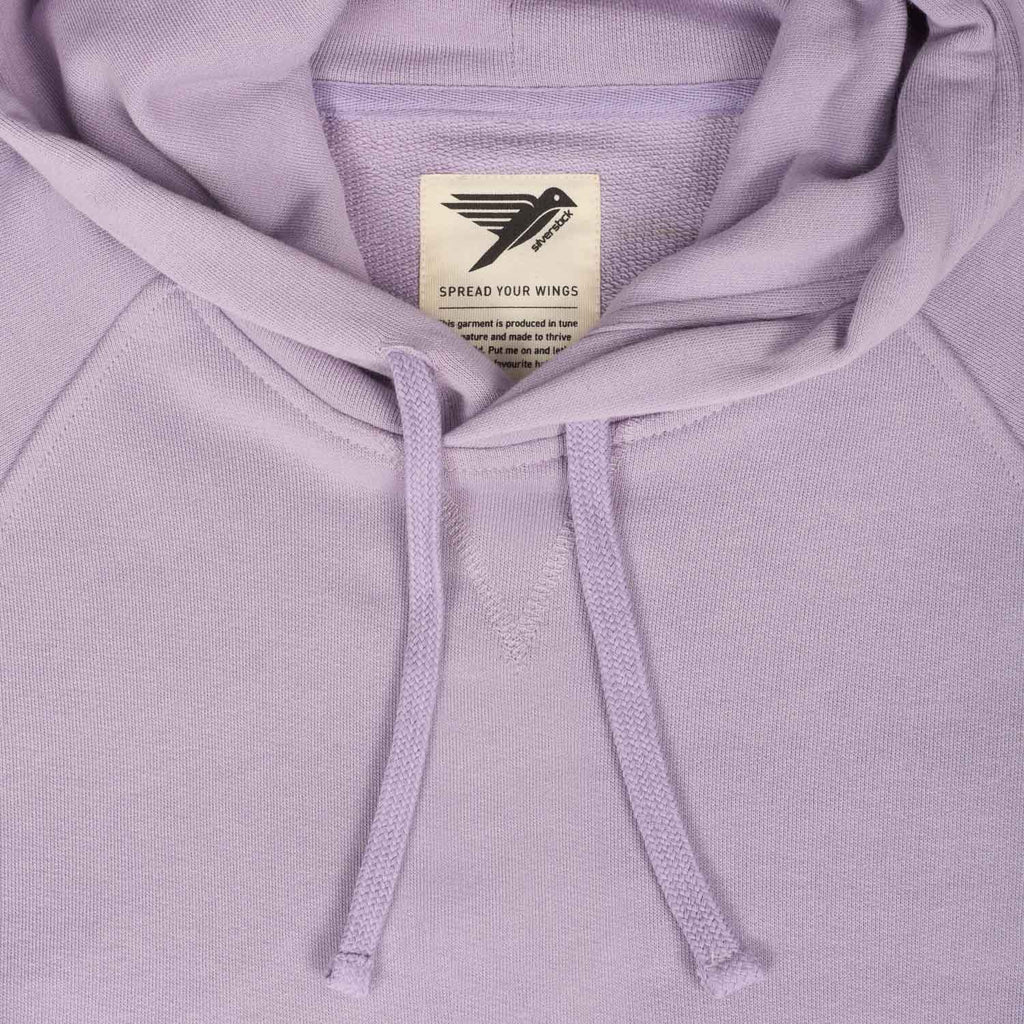 Silverstick Weber Mens Organic Cotton Hoodie Wisteria Label