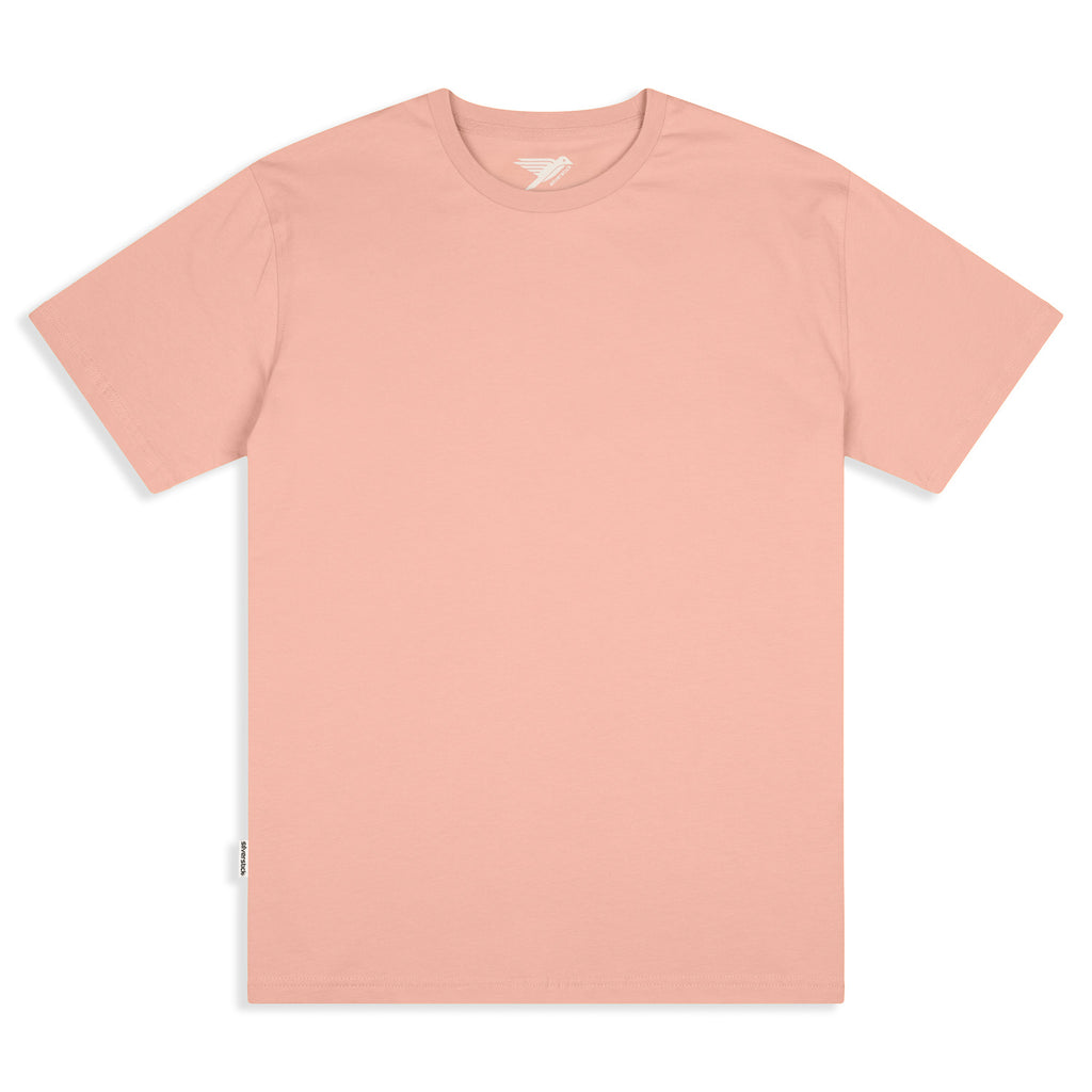 Silverstick Mens Adventure Organic Cotton T Shirt Antique Pink Front