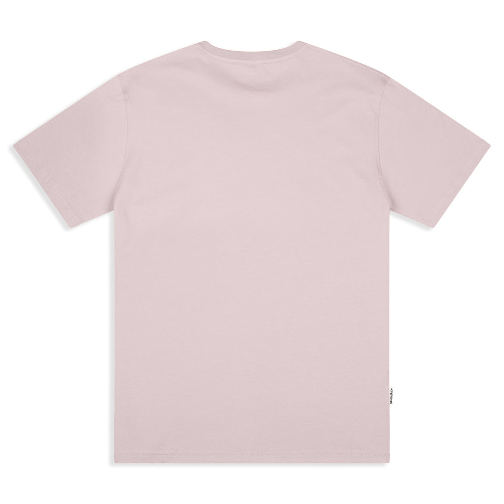 Silverstick Mens Adventure Organic Cotton T Shirt Pale Lilac Back
