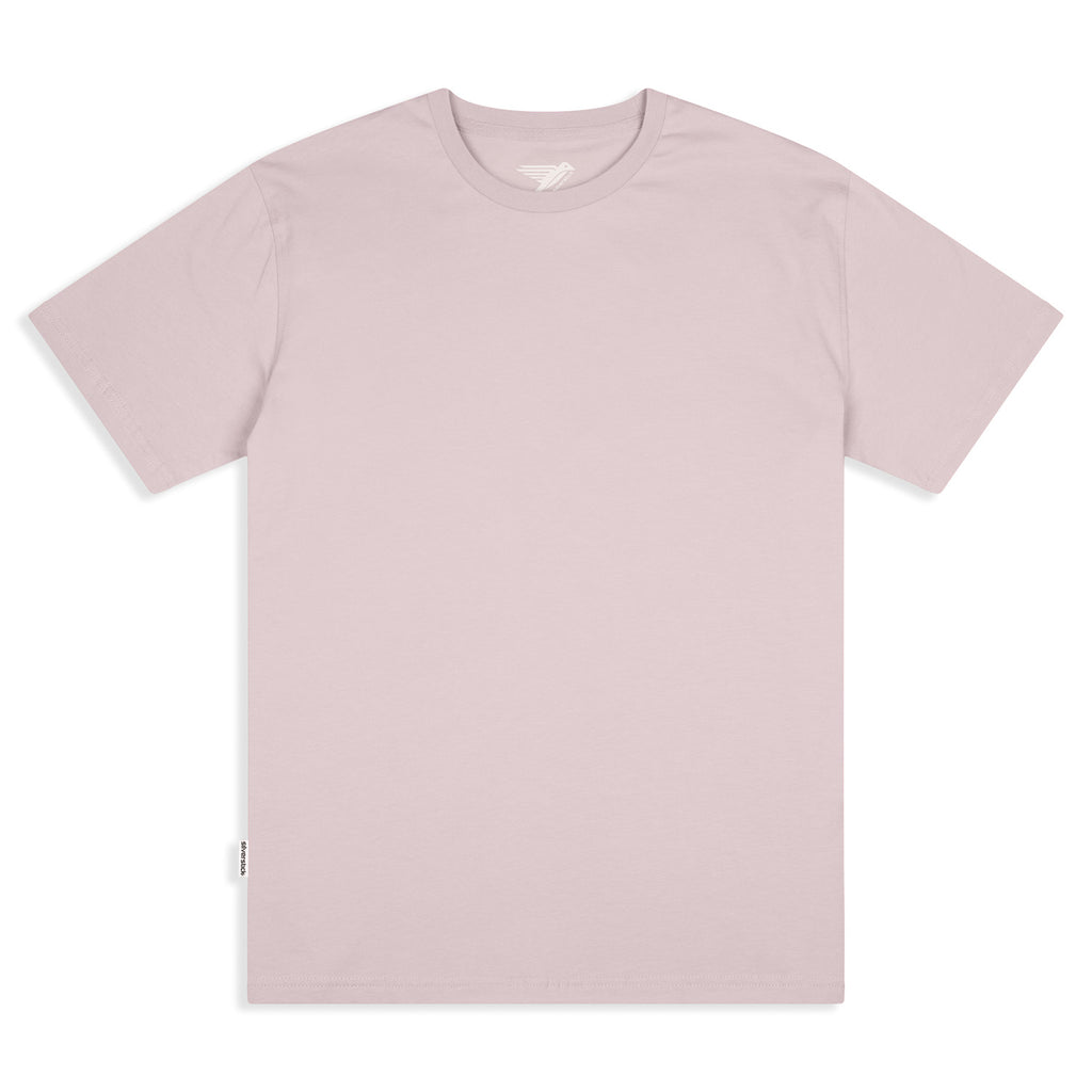 Silverstick Mens Adventure Organic Cotton T Shirt Pale Lilac Front