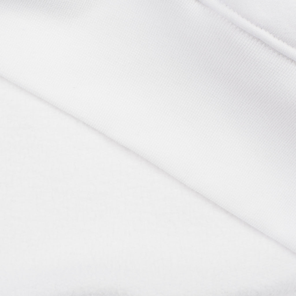 silverstick mens organic cotton hoodie logo white brushed fabric