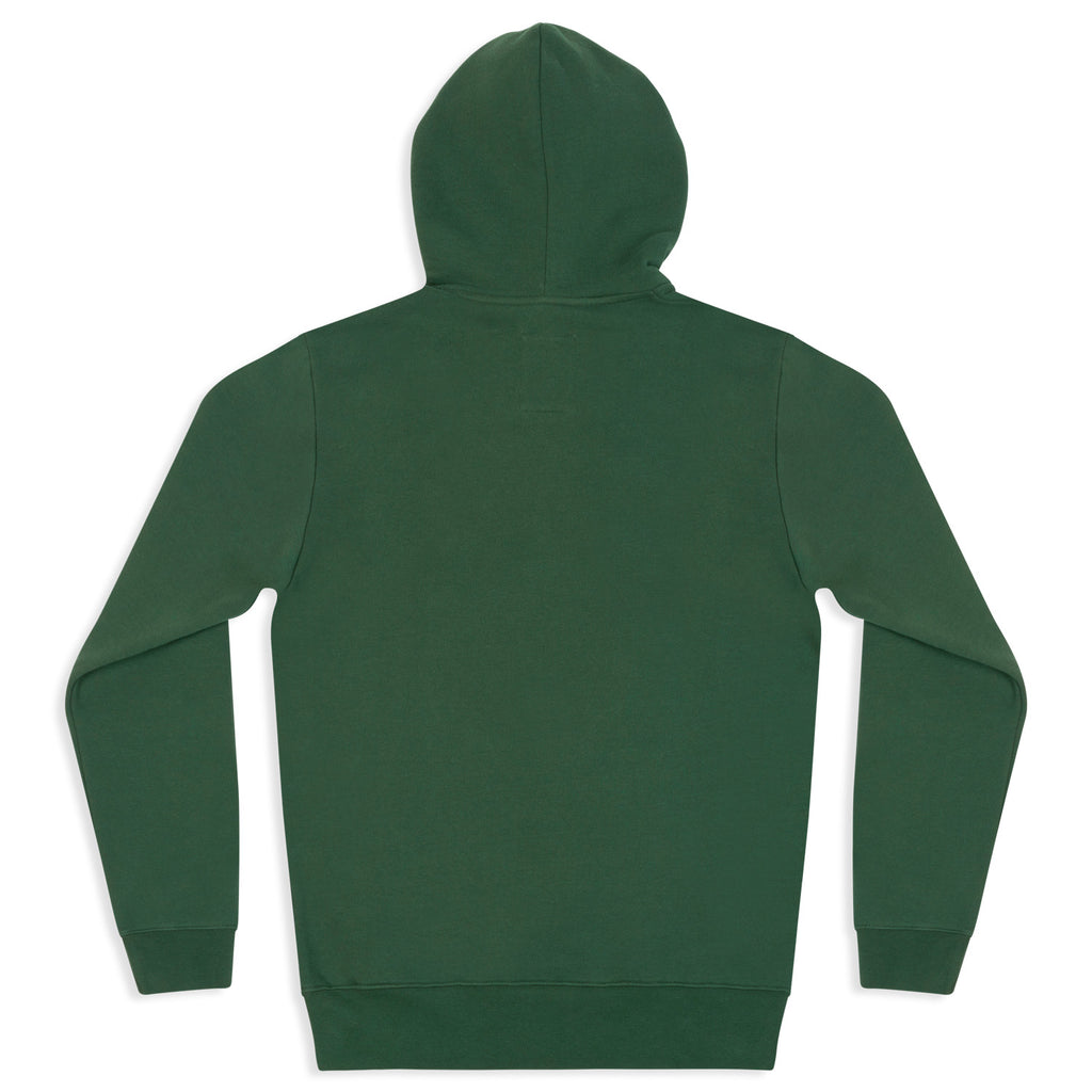 silverstick mens organic cotton hoodie logo greener pastures back