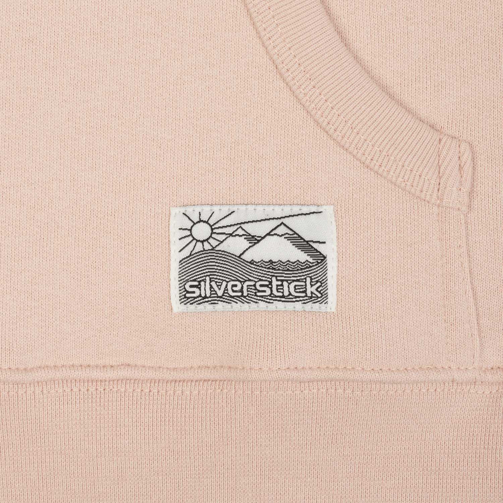 silverstick womens organic cotton hoodie lancelin faded pink label