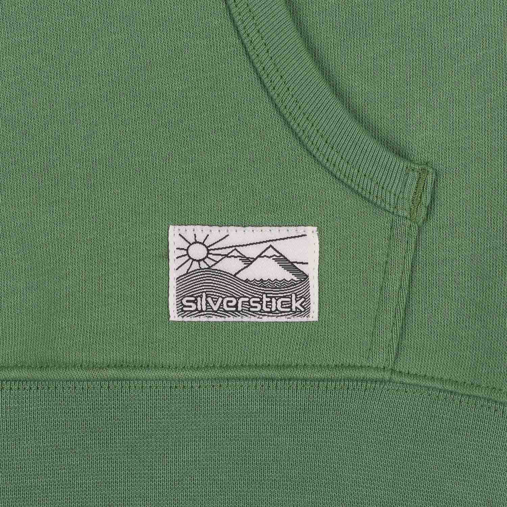 silverstick mens organic cotton hoodie ellerton watercress patch