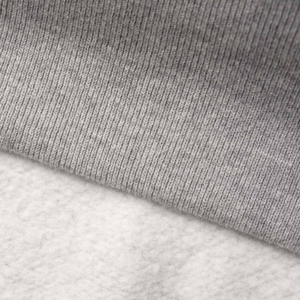 silverstick mens organic cotton hoodie ellerton logo ash marl fabric