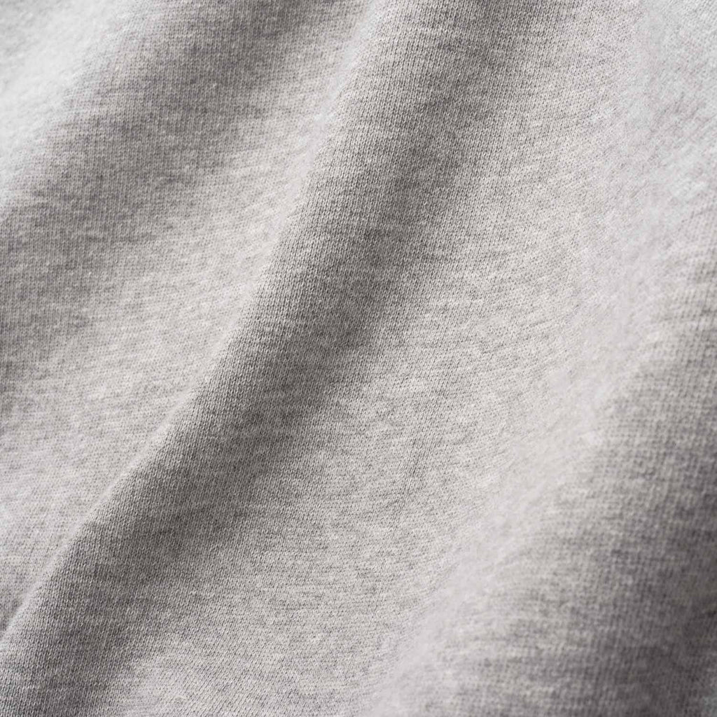 silverstick mens organic cotton hoodie ellerton ash marl fabric