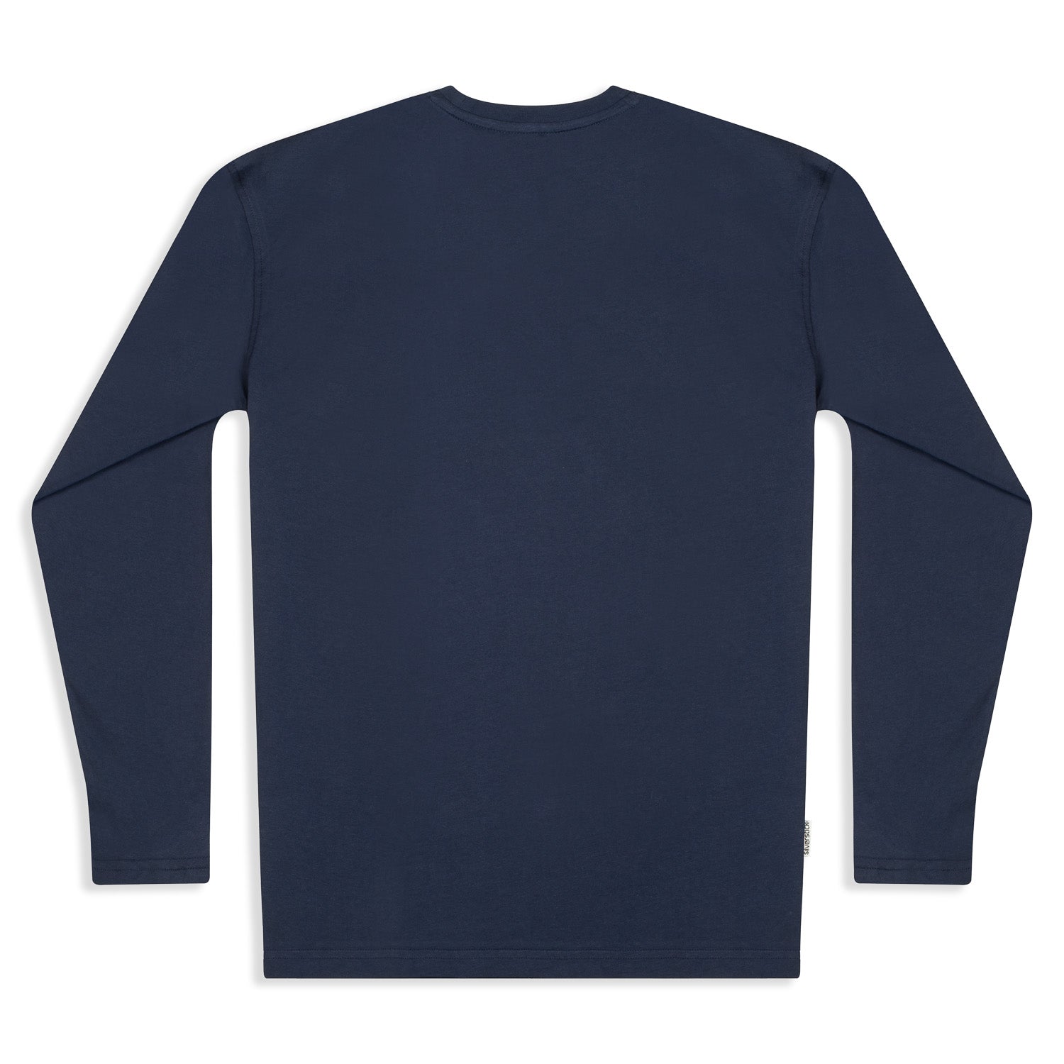 Silverstick Mens Organic Cotton Long Sleeve T Shirt Adventure Navy