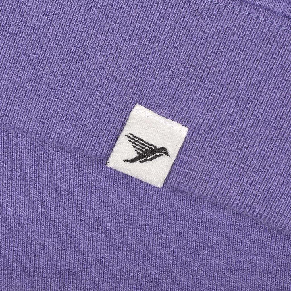 silverstick womens organic cotton sweat arugam purple hem label