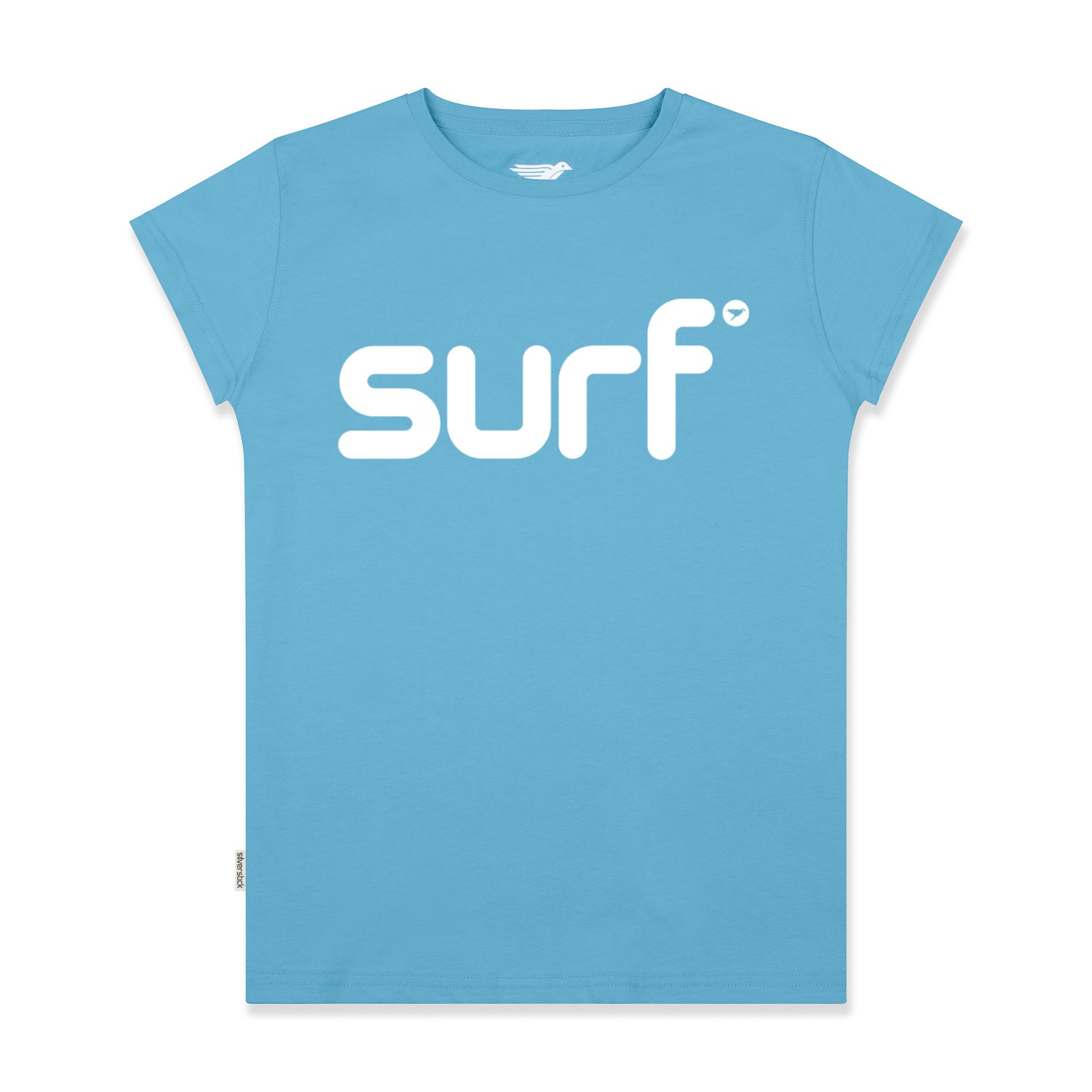 Silverstick Womens Organic Cotton T Shirt Surf Adriatic