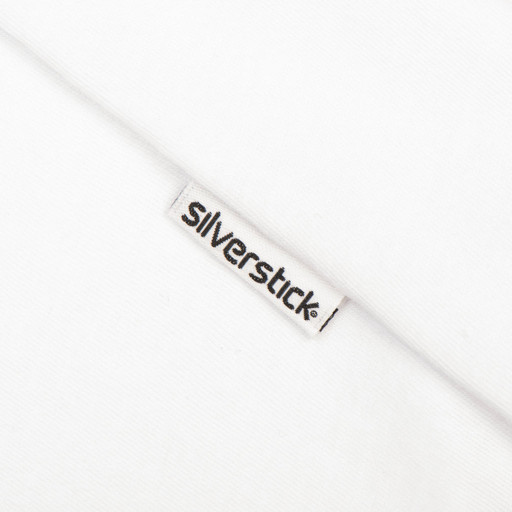 Silverstick Womens Adventure Organic Cotton T Shirt White Side Label
