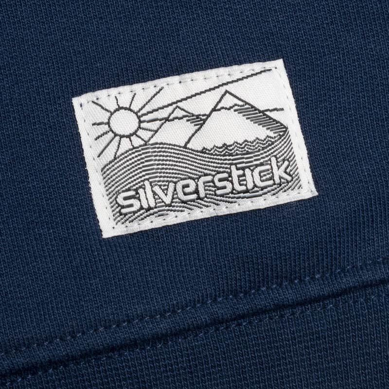 silverstick mens organic cotton nias navy sweat patch label