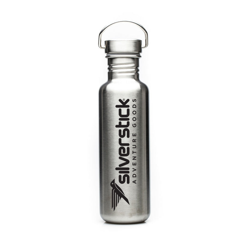 silverstick reusable water bottle matt stainless steel 750ml