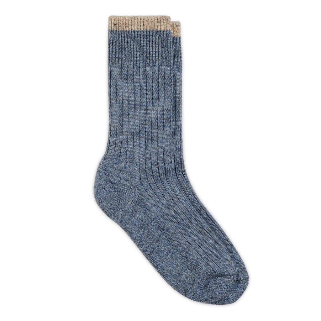 silverstick British wool penine sock kelder blue