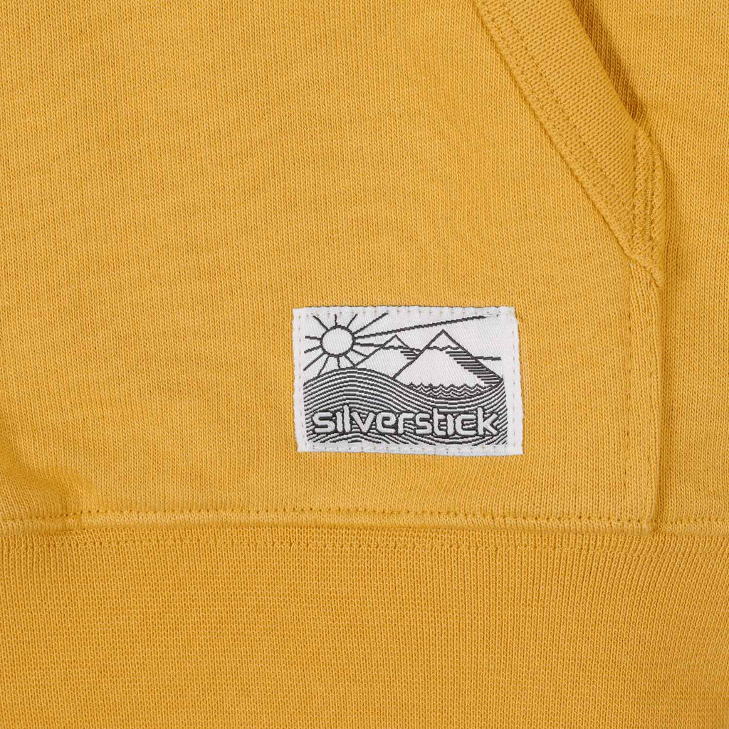 silverstick womens organic cotton tobias zip hoodie maize label