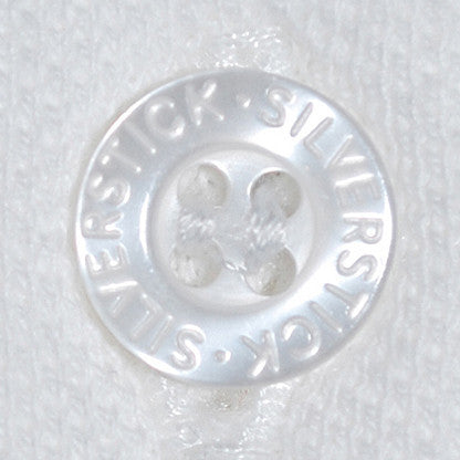silverstick womens organic cotton earhart white polo shirt button