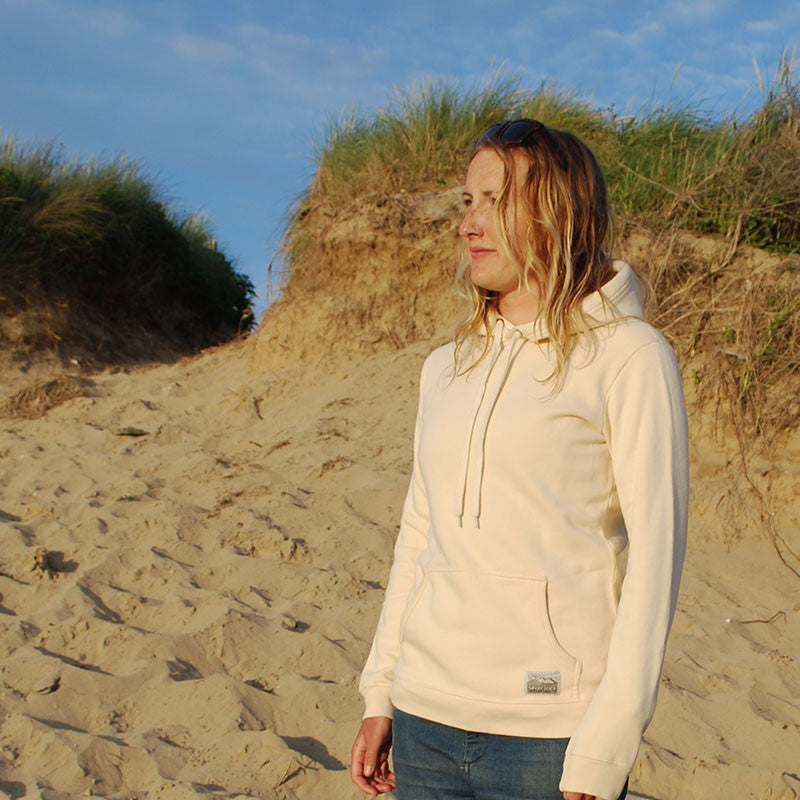 silverstick womens organic cotton lancelin natural hoodie adventure